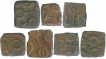 Square Copper Coins of Satavahana Dynasty.