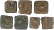 Square Copper Coins of Satavahana Dynasty.