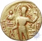 Gold Dinar Coin of Samudragupta of Gupta Dynasty.