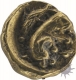 Gold Fanam Coin of Eastern Chalukyas.