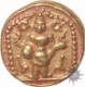 Gold Varaha Coin of Srirangaraya II of Aravidu Dynasty of Vijayanagara Empire.