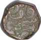 Copper Dam Coin of Ajmer Mint of AKbar.