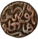 Copper Dam Coin of Dogaon Mint of Akbar.