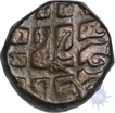 Copper Dam Coin of Bairata Mint of Shah Jahan.