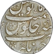 Silver Rupee Coin of Ahmadnagar Mint of Aurangzeb Alamgir.