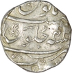 Silver Rupee Coin of Surat Mint of Aurangzeb Alamgir.