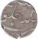 Silver Half Rupee of Shah Alam II of Surat Mint.