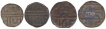 Copper paisa of Maratha Confederacy of Peshwas of satara mint.