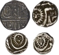 Silver Coins of Mulhar Rao of Indore State of Malharnagar Mint.