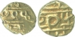 Gold Narasimha Fanam Coin of  Kantirava Narasa Raja Wodeyar of Mysore.