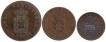 Copper Coins of Portuguese India of Goa.