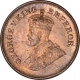 Bronze Half Pice of King George V of Calcutta Mint of 1926.