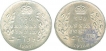 Silver Two Annas of King Edward VII of Bombay Mint of  1907 and 1910.