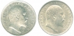 Silver Two Annas of King Edward VII of Bombay Mint of  1907 and 1910.