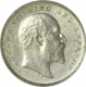 Silver Two Annas of King Edward VII of Calcutta mint of 1910.