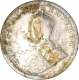 Silver Two Annas Coin of King George V of 1911.