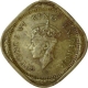 Nickel Brass Two Annas of King George VI of Bombay mint of 1943.