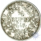 Silver Quarter Rupee of Victoria Queen of Calcutta Mint of 1840.