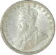 Silver Half Rupee of King George V of Bombay Mint of 1918.