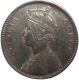 Silver One Rupee of Victoria Queen of 1862.