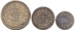 Silver Coins of King George V of Bombay Mint.