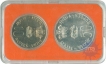 UNC Set of Two Coins of Food and Shelter for All of 1978.