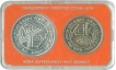 UNC Set of Two Coins of Food and Shelter for All of 1978.