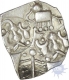 Punch Marked Silver Quarter Karshapana of Ashmaka Janapada.