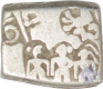 Punch Marked Silver Karshapana of Maurya Dynasty.