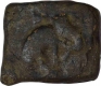 Copper Square Drachma of Sathavahan Dyansty of Bactria Pushkalavati.