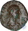 Copper AE Drachma of Kushan Dynasty of Kujula Kadphises.