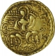 Gold Dinar of Gupta dynasty of Samudragupta.