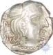 Silver Drachma of Western Kshatrapas of Kumaragupta.