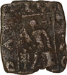 Indo-Scythian of Azes I of Bronze square unit.