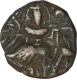 Copper Drachma of Huns of Kashmir of Torman King.