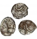 Lot of Silver Quarter Tara of Vijayanagara Empire of Devaraya I.