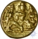 Gold half varaha of Aravindu dynasty of Thirumalaraya.