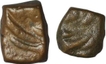 Copper 1 falus & half falus of Aurangzeb Alamgir of Ujjain mint.