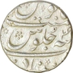 Silver Rupee of Aurangzeb Alamgir of Khujista Bunyad Mint of 1115 AD.