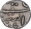 Silver Quarter Rupee Coin of Burhanpur Dar us Surur Mint of Maratha Confederacy.