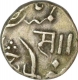 Silver half rupee of baroda of Sayaji rao-III.