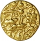 Gold Mohur of Sawai Japur In the Name of Ahmad Shah Bahadur.