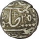 Silver Rupee of Karauli of Harbaksh Pal in the name of Muhammad akbar  of AH 1233-54.