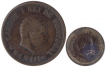 Two Coins of Copper Half and 1/12 Tangas of Portuguese India of Goa.