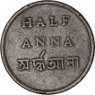 Copper half anna of bengal presidency 