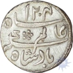 Silver Quarter  Rupee of Bengal Presidency of Murshidabad Mint of the year AH 1204.