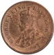 Copper Half Pice of King George of calcutta Mint of the year 1928.