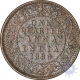 1886 Victoria Empress Copper 1/4 Anna Bombay 