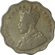 Cupro Nickel One Anna of  King George V of Calcutta Mint of 1933.