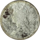 Silver Two Annas of Victoria Empress of Calcutta Mint of 1897.